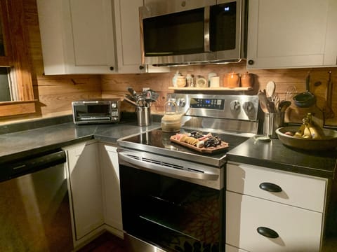 New appliances in the updated kitchen