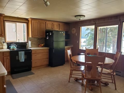 With a view of the lake to boot