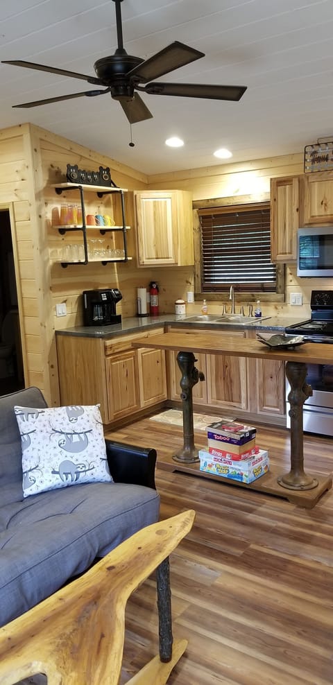 Kitchen with dining bar