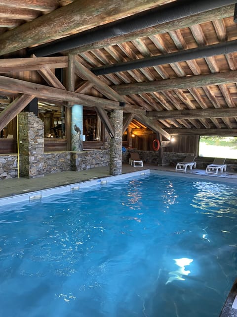 Indoor pool, a heated pool