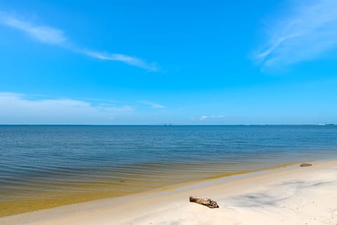 On the beach