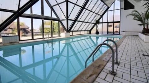 Indoor pool, a heated pool