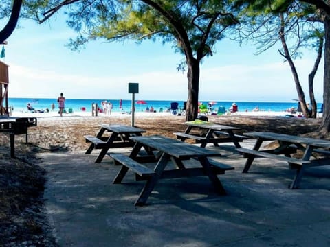 Sun loungers, beach towels