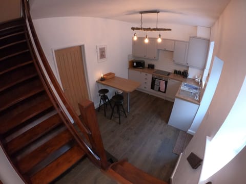 Landing view of kitchen