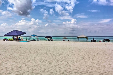 On the beach