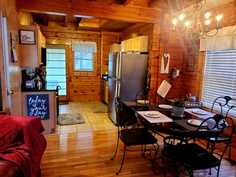 View to Kitchen and Dining Room from Entry Living Room
