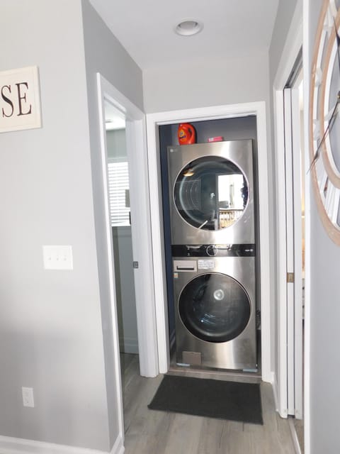 New Washer and Dryer in Hall