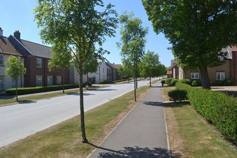 Entrance road to The Bay Filey