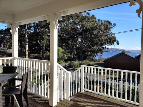 Enjoy breathtaking ocean views from our porch and balcony.