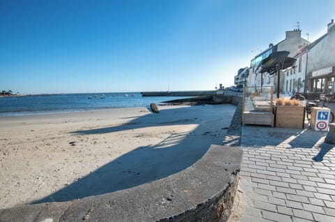 On the beach