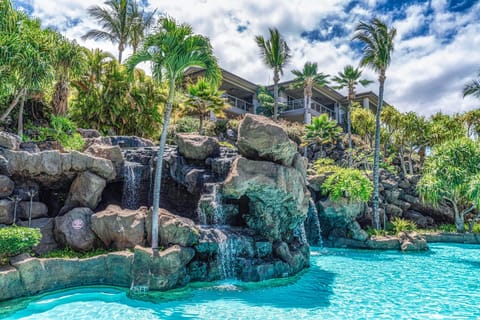 A waterfall pool