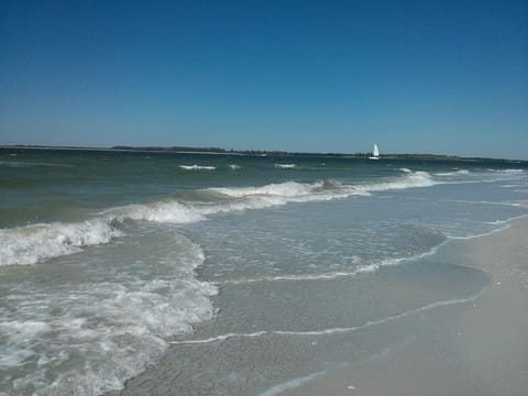 On the beach