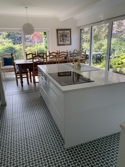 Kitchen and dining area