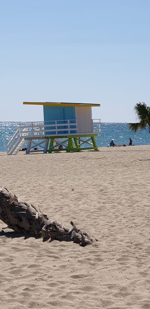 On the beach