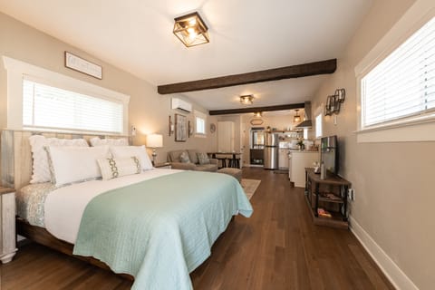 Enjoy the modern touches in this historic space that once housed gold miners!