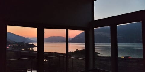 Looking west toward Hood River, ever-changing sunsets!