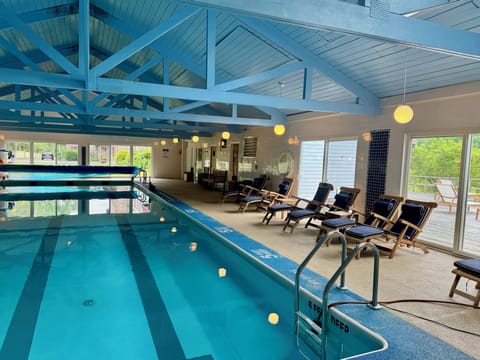 Indoor pool, a heated pool