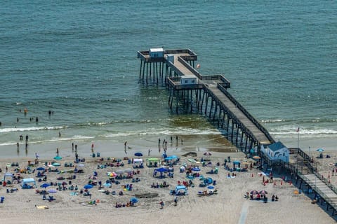 Beach nearby, sun loungers