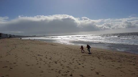 On the beach