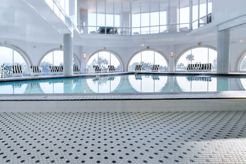 Indoor pool, a heated pool