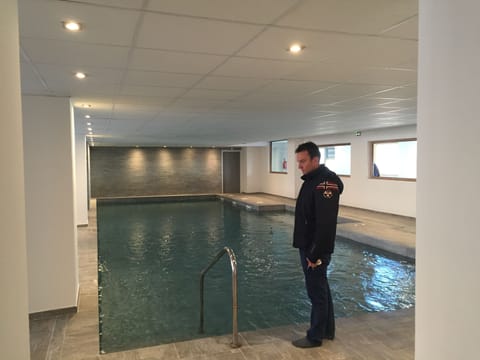 Indoor pool, a heated pool