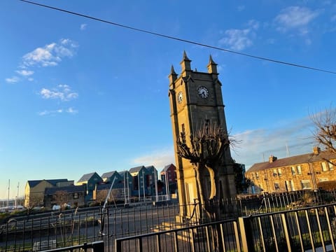 view from the rear garden