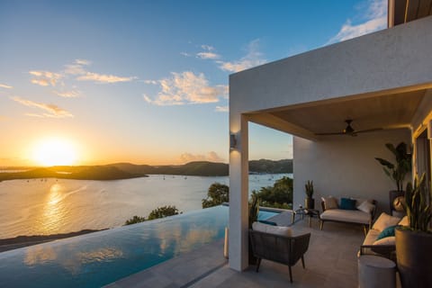 Outdoor pool, an infinity pool