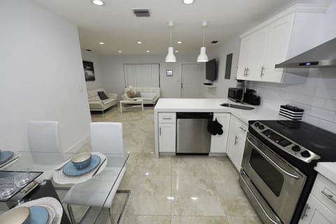 Come enjoy a modern style home and newly renovated 2 BR duplex apartment.