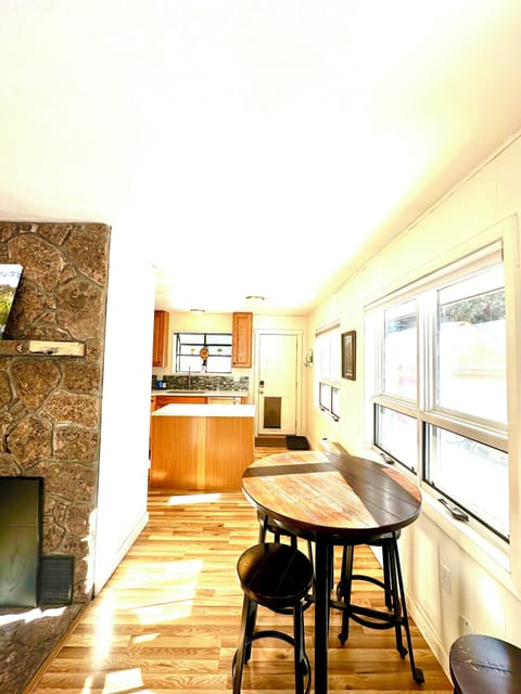 Dinging area and kitchen