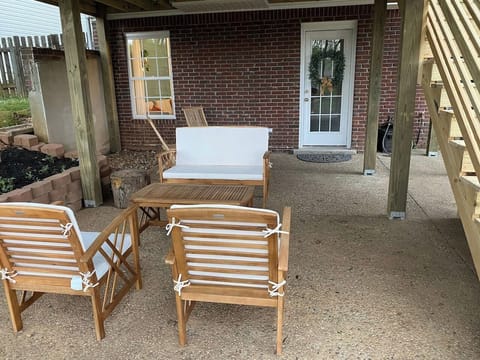Private patio area for our guests.