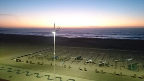 On the beach, beach towels