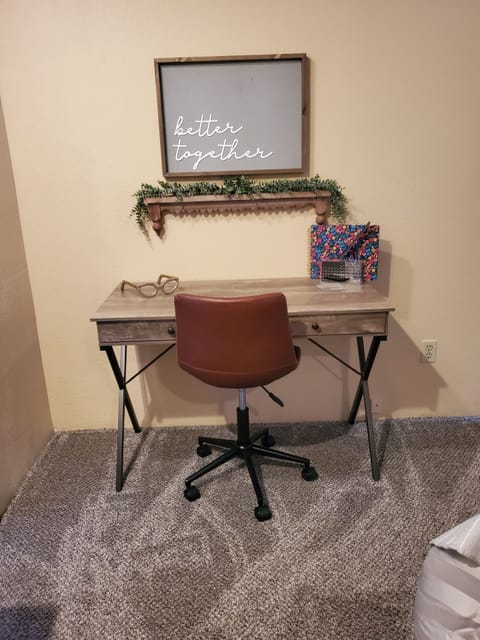 Work station at the main bedroom.  