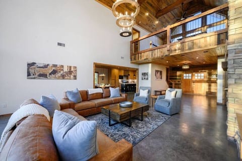 Modern rustic design.