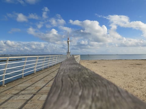 On the beach