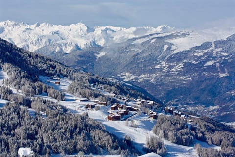 View from the apartment overlooking the Tarentaise Valley