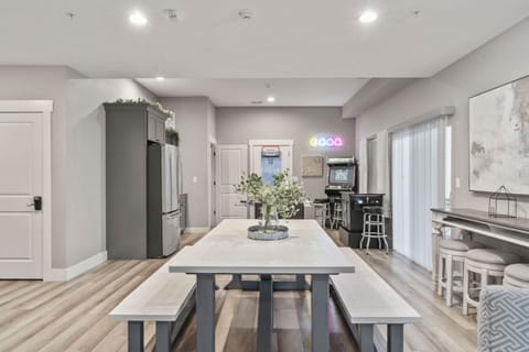 Lower Level- Entertaining Space, Games, Kitchenette, Dining Space, Living Area