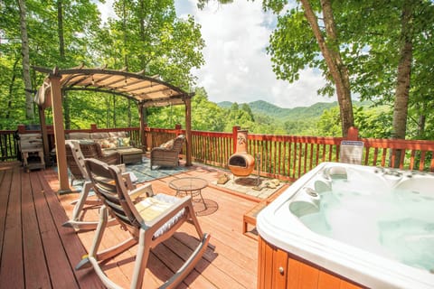 Private Deck | Hot Tub | Outdoor Seating