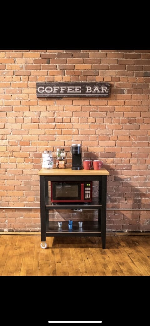 Feel free to warm your food up in the microwave.