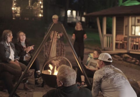 Enjoy an evening by the fire