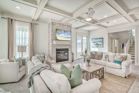 Living Room - Complete with a Gas Fireplace