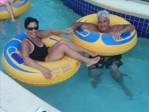 Some of our guests enjoying the lazy river