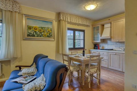 Kitchen and dining area