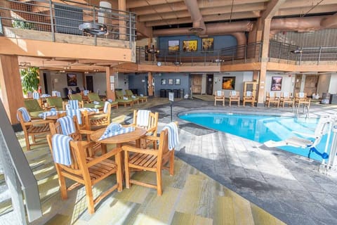 Indoor pool, a heated pool