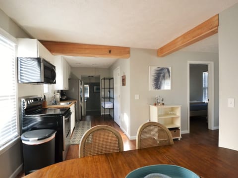 Bar tools and family games available for rainy nights