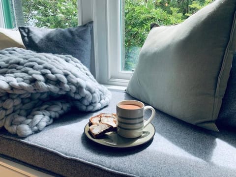 The perfect window seat for a peaceful cuppa