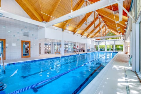 Indoor pool, a heated pool