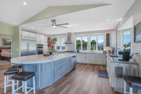 Seating for 6 at Huge Kitchen Island, 2nd sink, 2 Dishwashers, Blt In Fridge