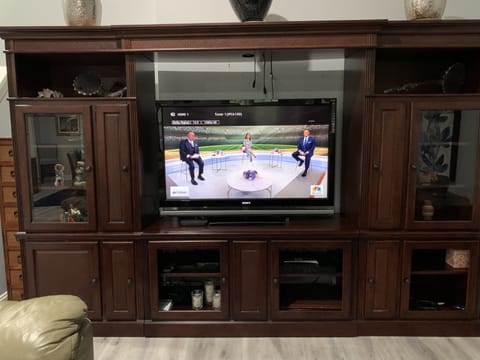 Entertainment center with 50” Sony HDTV