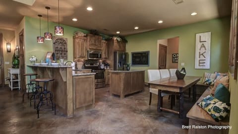 From the living room, wander into our large kitchen! Perfect for hosting large groups.