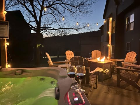 Hot Tub, Fire Pit, Gas Grill - The back patio, bonding with family and friends